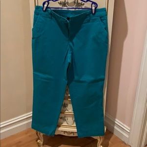 Turquoise pants